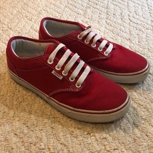 Red lace vans